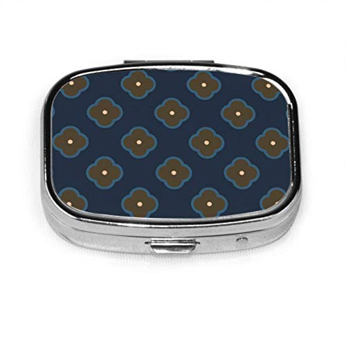 Preisvergleich Produktbild Niederländisch schöne Gänseblümchen-Blume kleine Pillendosen niedliche Pillendosen Tablet Inhaber Wallet Organizer Fall für Tasche oder Geldbörse