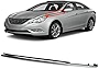Front Fender Chrome Molding Left Driver Side Replacement for Hyundai Sonata 2011-2014
