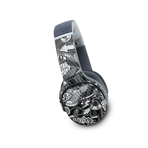 Image of MightySkins Carbon Fiber Skin Compatible with Skullcandy Crusher Evo Wireless - Mono Hip Hop | Protective, Durable Textured Carbon Fiber Finish | Easy to Apply | Made in The USA
