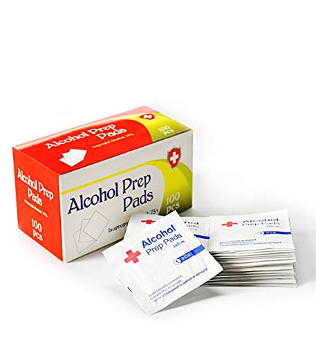 100 Pcs Prep Pads, Individually Wrapped (Easy to Carry）for Glasses,Beauty Tools, Kitchens, Bathrooms, Computers, Cell Phones