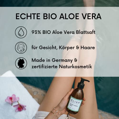 Aloe Vera Gel ELIXR BIO – 100% Natürlich und Rein