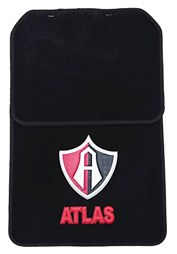 floor mat Atlas club logo(4 pieces BDK Licensed product) (Black)