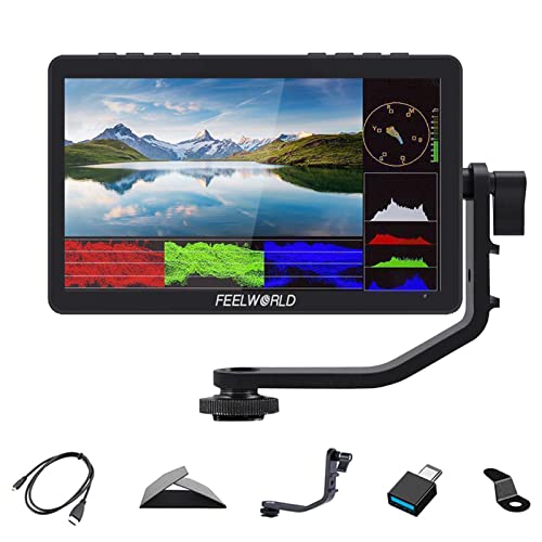 Image of FEELWORLD F5 Pro V4 6 Inch 3D LUT 4K HDMI Input Output 1920×1080 IPS Touch Screen DSLR Camera Field Monitor