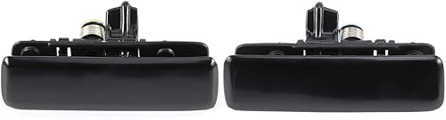 SCITOO Manijas de puerta Exterior Delantero Izquierdo Lado Derecha Ajuste 1985-2005 para Chevrolet Astro Negro (2 piezas)
