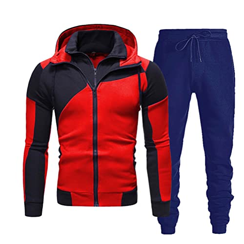 Shownicer Tuta Uomo a Maniche Lunghe con Cappuccio...