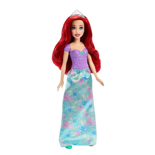 Muñeca Princesa Disney Arel con tiara 30cm HLX30sHLX29 MATTEL