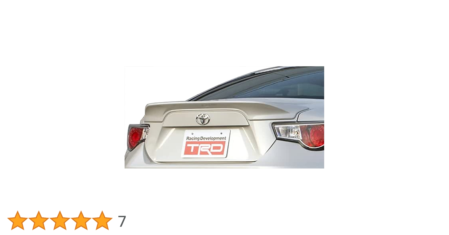 86ZN6 TRDリアトランクスポイラー Amazon | TRD 86(ZN6)用 リアトランクスポイラー 素地(未塗装