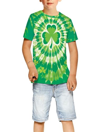 Image of Ainuno Graphic Tees for Boys Girls Kids 7-14Y, Summer Short Sleeve T Shirt Cool 3D Print