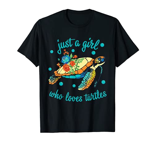 Just a Girl Who Loves Turtles - Sea Turtle Lover Camiseta
