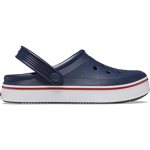 Crocs Tamanco infantil unissex, Azul-marinho/Pimenta, 26