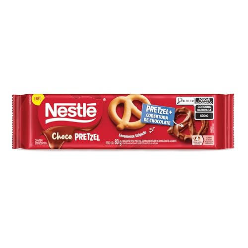 Nestlé Biscoito Chocopretzel ao leite 80g