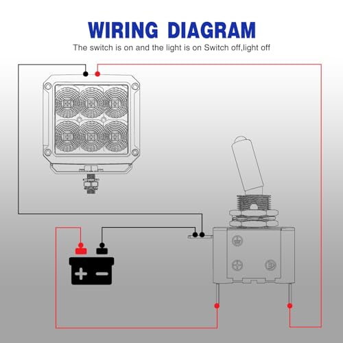 Image of Nilight 3PCS White LED Toggle Switch 12V 20A 3 Pin 2 Position ON Off SPS