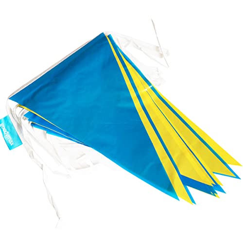 Goodymax® Wimpelkette 10 m Blau Gelb Ukraine - viele weitere Wimpel, Farben & Farbkombinationen zur Auswahl Cover