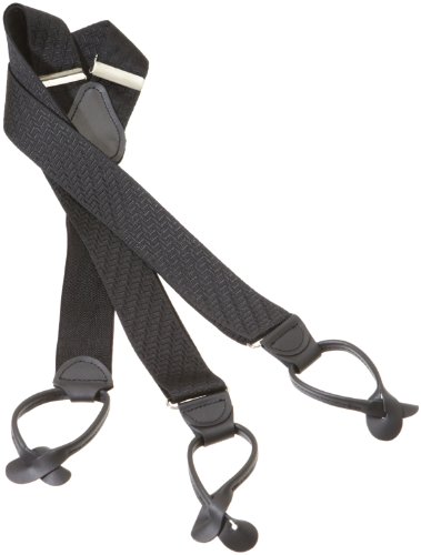 Nautica Men's Geoffrey Beene Two Tone Zig Zag Suspender