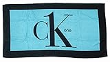 Toalla de playa CK CALVIN KLEIN spa pool algodón rizo, 170 x 90 cm (aprox.) Con logotipo de artículo KU0KU00088