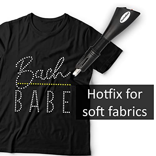 Bedazzler Kit With Rhinestones Glue Hotfix Tool Applicator Hot Fix Tool Rhinestones For Crafts Clothes Shoes Fabric Clothing Tumblers Badazzle Bedazzle Kit Gem Jewels, All-Purpose Adhesive Wand Bling #TOP1