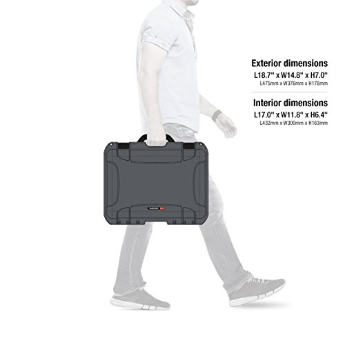 Nanuk 925 Waterproof Hard Case With Padded Dividers - Graphite #TOP6