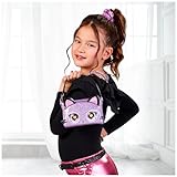 Purse Pets Clutch Purdy Purrfect Kätzchen - Kindertasche und Spielzeug in einem, Wird mit leuchtenden Augen in Regenbogenfarben lebendig, für Kinder ab 4 Jahren
