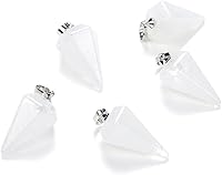 Vista 7 de Adabele Colgante de piedra semipreciosa natural de 0.98 pulgadas (0.984 in), cuentas sueltas para curación de joyas de chakras de cristal Obsidiana