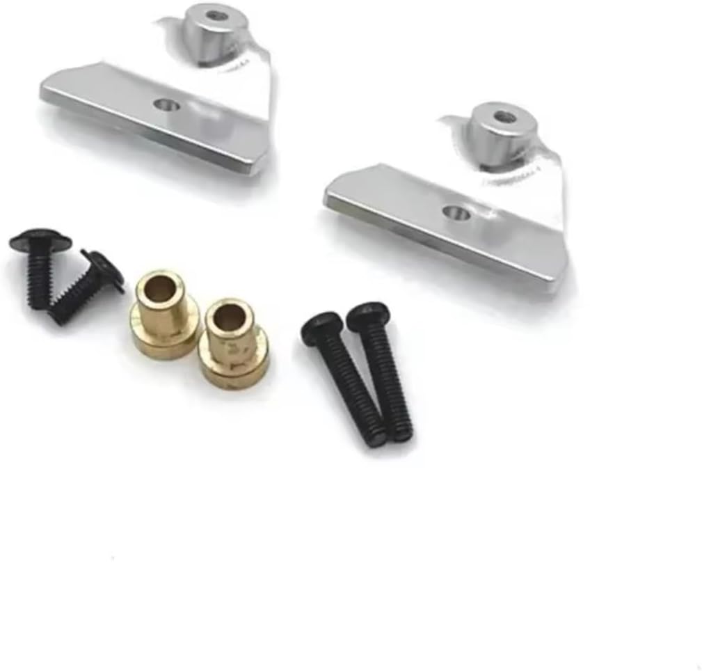 RC Cars Models For Mn82 Lc79 For Mn78 1/12 Metal Front Shock Absorber Mount Shock Tower RC Car Tracked Vehicle Upgrade Parts Accessories Replacement Use(Silver)