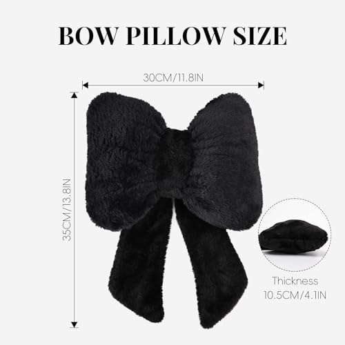 iHUFeather Bow Car Headrest Pillows