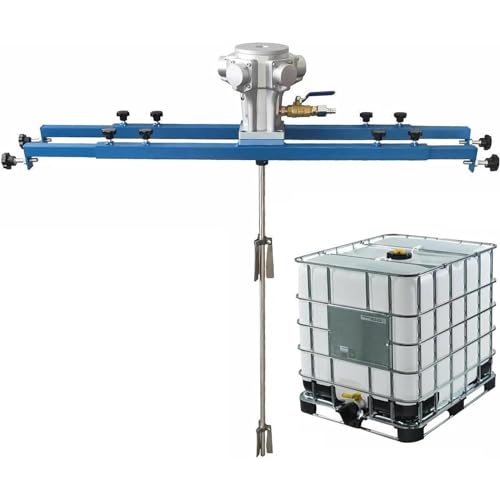 IUBGFTO Agitador de Aire IBC, máquina mezcladora neumática de Tanque de 1 tonelada, máquina agitadora de Pintura, máquina agitadora de Pintura Comercial de 1 tonelada 720-1200 mm