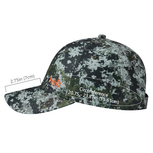 Image of BASSDASH Camo Fishing Hunting Hat Unisex Adjustable Baseball Cap