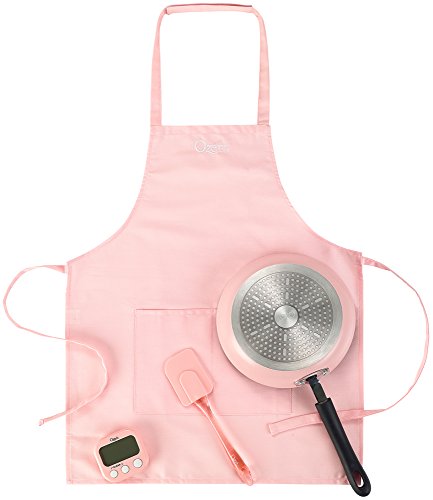 Set de cuisine junior Ozeri rose ustensile aluminium enfant