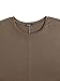 ZANZEA Women's Off The Shoulder Batwing Tops Casual Loose Oversized Tshirts Long Sleeve Fall Pullover Sweater Tops Brown M