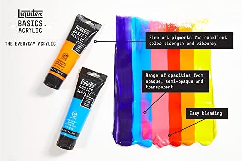 Liquitex 8870052 Basics Acrylic Paint, Light Blue Violet, 118 ml Tube