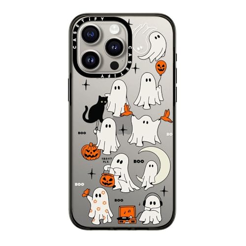 Étui compact iPhone 15 Pro Max CASETiFY Boo Things noir
