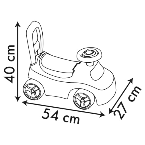 Aide à la marche Stitch Smoby contre les pertes d'équilibre de bébé