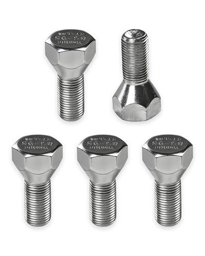 SUKOHYB 5 Pack 11062A Trailer Lug Bolts 1/2