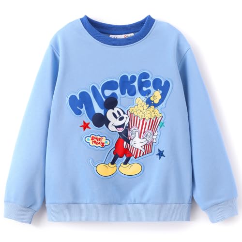Disney Mickey Mouse Boys Blue Crewneck Sweatshirt Toddler Pullover 2 Years - image 1