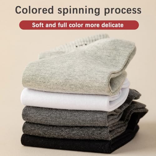 Men's Mid-Calf Socks - Soft Casual Dress Socks (Classic Colors)3