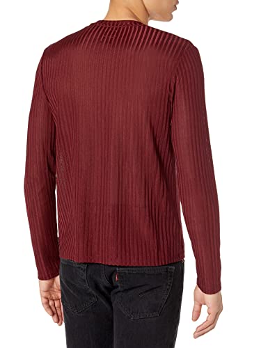GUESS Men's Long Sleeve Warehouse V Neck2