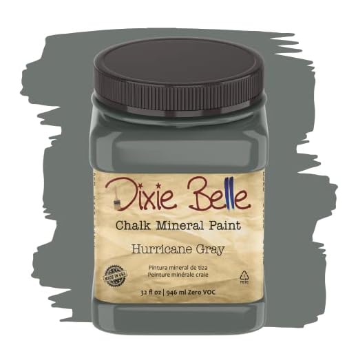Chalk Finish Furniture Paint - Hurricane Gray
