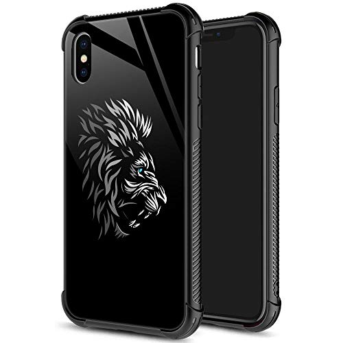 ZHEGAILIAN for iPhone XR Case, Military-Grade Protection, All-Around Shockproof Corners, Anti-Scratch Phone Case for iPhone XR - Tribal Lion