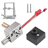 Sprite Extruder Pro Heater Block Kit, Copper Plated Nozzle, 300℃ High-Temperature Bimetal Heatbreak for Ender-3 S1, Cr-10 Smart Pro, Sermoon V1