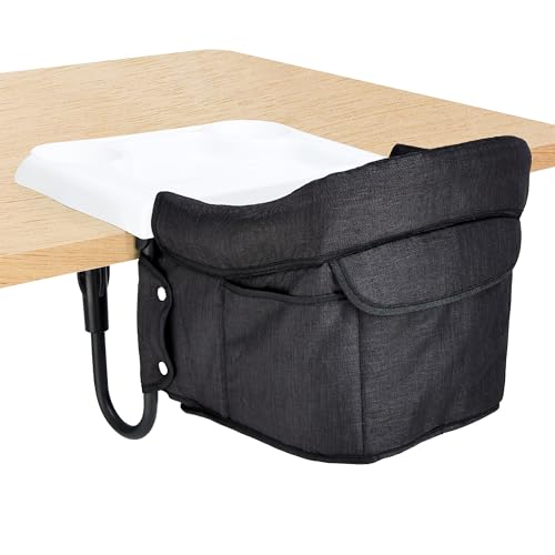 Portable Hook On High Chair with Tray for Babies & Toddlers, 6-36 Months, Collapsible Design, Fits...