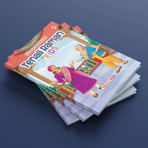 Image of Tenali Raman Stories - Story Book for Kids - Illustrated Stories for Children - Bedtime Stories - Age 2+ Years - Read Aloud to Infants, Toddlers - Hardbound Book