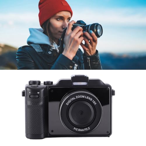 Cámara Digital 4K Inalámbrica Zoom 64MP Antivibración 18X - Fernando Cortés Cámara Digital 4K Inalámbrica Zoom 64MP Antivibración 18X - Fernando Cortés