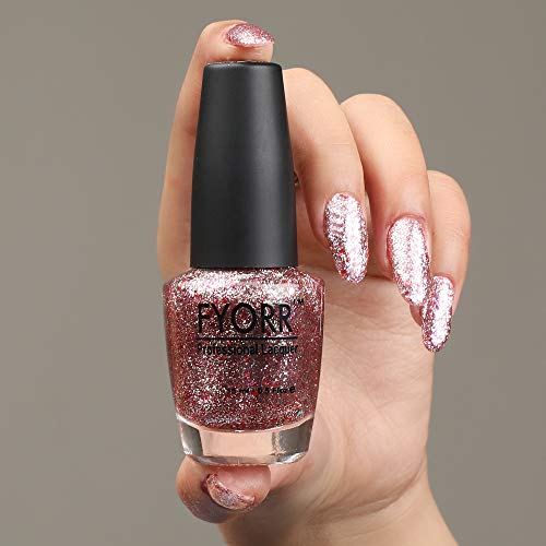 Image of FYORR 15ML Quick Dry Long Lasting Smooth Finish Nail Polish (Pinky Star)