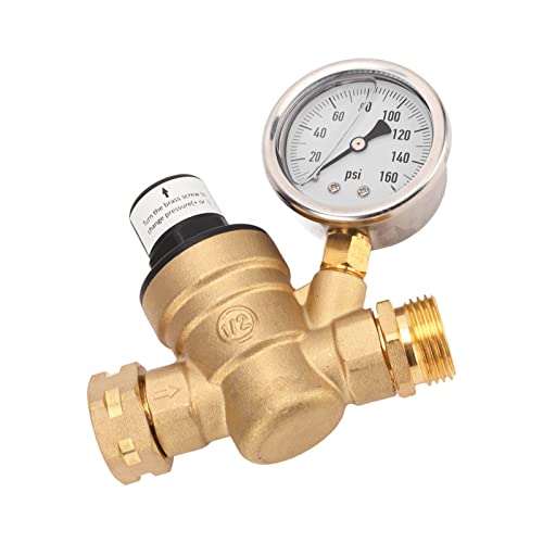 Válvula reguladora de presión de agua ajustable Qqmora para proteger la plomería de su RV 6