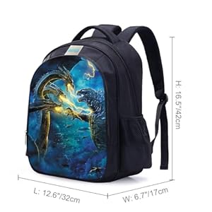 MATMO Monster Dragon Backpack Student Backpacks for Boys School Bag Kids Bookbag (Monster Dragon Backpack 13) MATMO Monster Dragon Backpack Student Backpacks for Boys School Bag Kids Bookbag Monster Dragon Backpack 13
