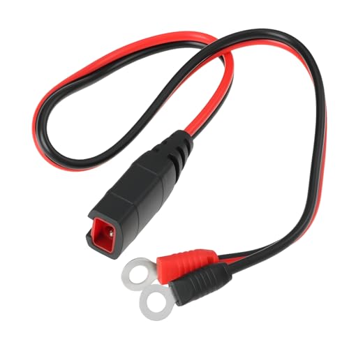 LT Easiyl Adaptador de Cable de Carga de Batería con Terminal de Anillo M6 de 50 Cm Y Calibre 16 AWG Compatible con Conexión de Alimentación