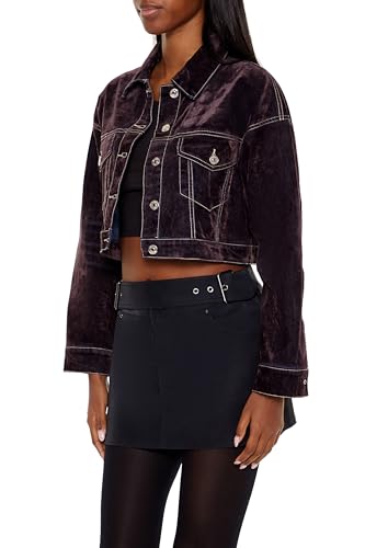 Forever 21 Women's Cropped Denim Trucker Jacket4