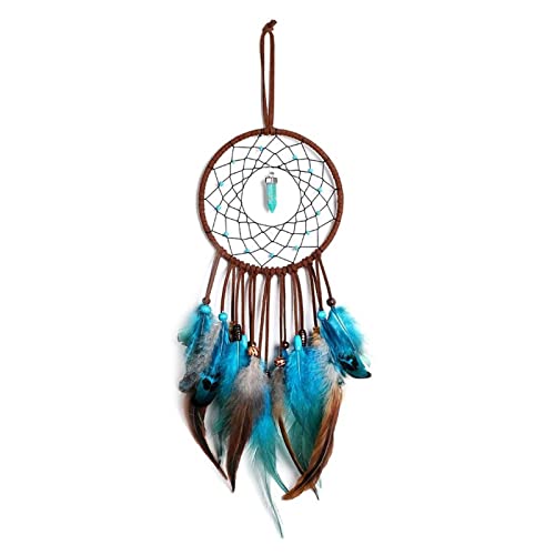 Lerkely Handmade Attrape-rêves avec Plumes, Capteur de rêves pour Les Enfants et la Décoration de la Chambre du Salon Familial