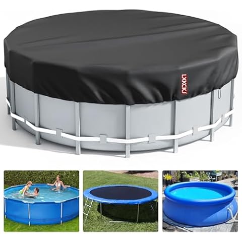 LXKCKJ 15 Ft Round Pool Cover Cover