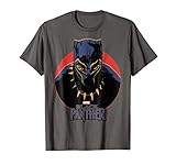 Marvel Black Panther Movie Retro Circle Portrait T-Shirt